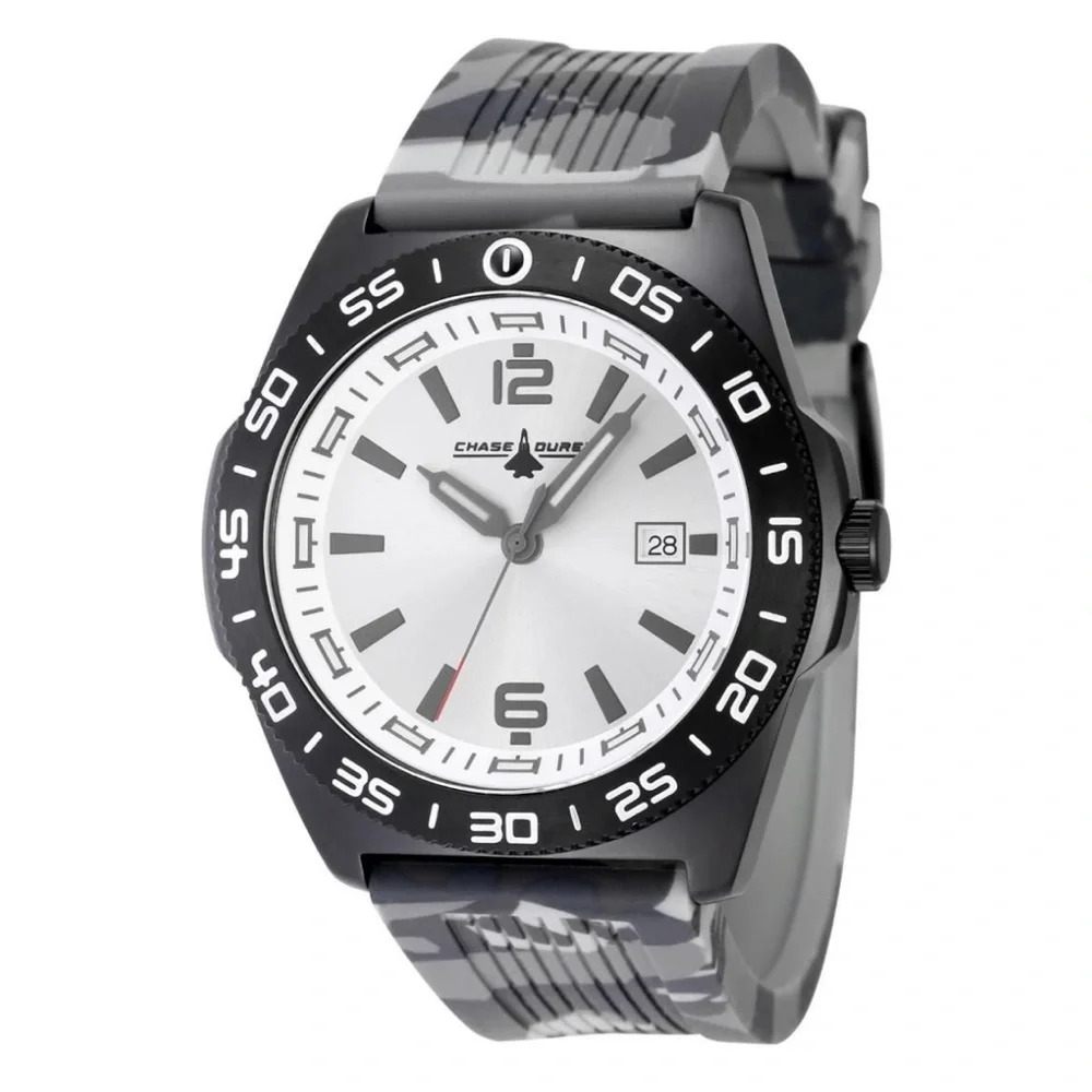Chase Durer Men's Watch - 45mm, Camouflage, Grey NWT